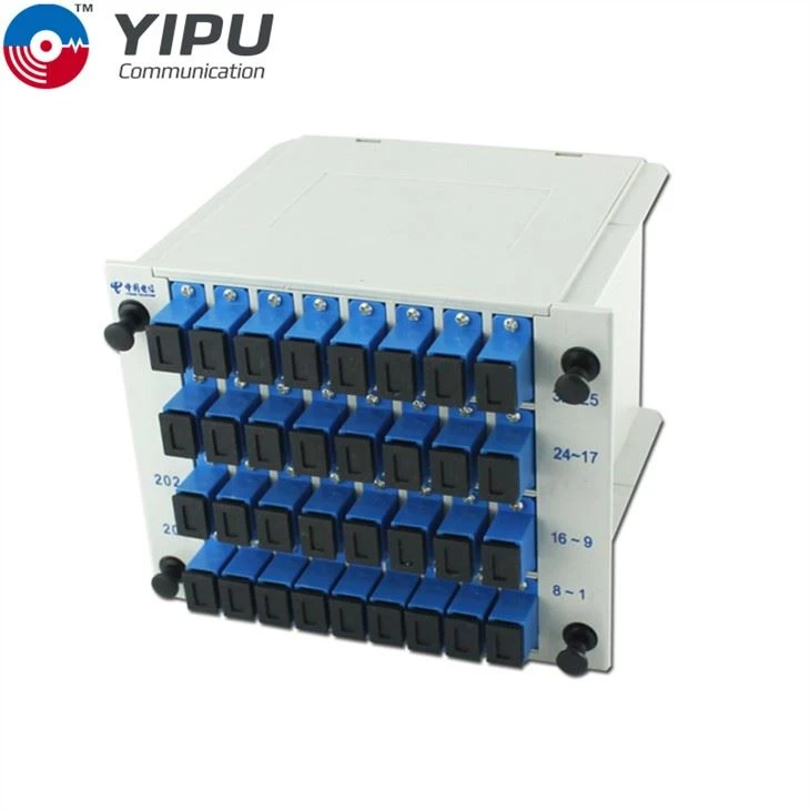 Cassette PLC Splitter Equipment Passtive Optical